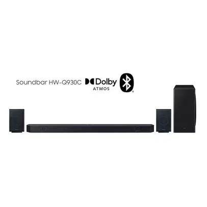 [Members] Soundbar Samsung HW-Q930C, com 9.1.4 canais,Wireless Dolby Atmos, Sincronia Sonora e Alexa integrado Preto