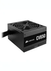 Fonte Corsair CV650, 650W, 80 Plus Bronze - R$380