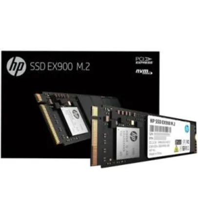 SSD HP EX900, 250GB, M.2, PCIe NVMe, Leituras: 2100Mb/s e Gravações: 1100Mb/s | R$300