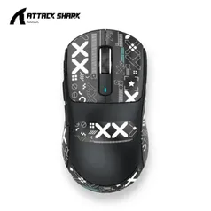[Taxa inclusa/moedas] Mouse Gamer sem fio Attack Shark X3 PixArt tri-mode - Bluetooth e 2.4GHz, Sensor paw3395