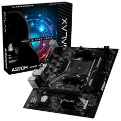 Placa Mãe GALAX A320M, AMD AM4, M-ATX, DDR4 | R$430