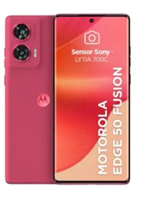 REEMBALADO: Motorola Edge 50 Fusion 5G com Snapdragon 256GB Tela 6.7 NFC - Pink 