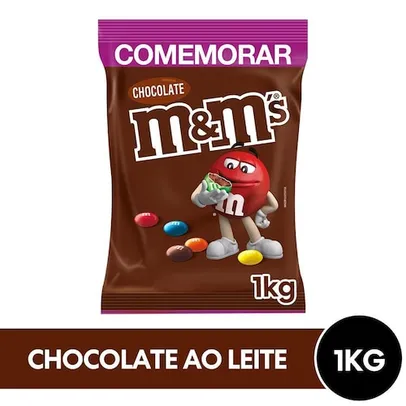 Chocolate M&M`S Ao Leite Para Comemorar 1kg