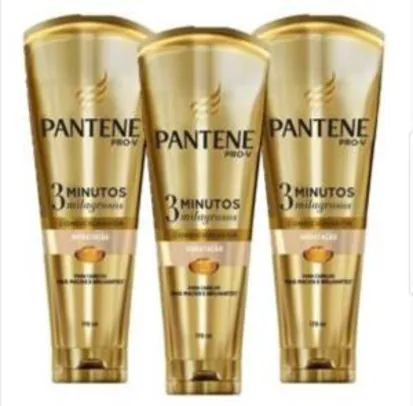 Kit com 3 ampolas Pantene(hidratação) 3 minutos milagrosos