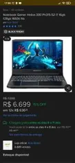 Notebook Gamer Helios 300 Ph315-52 I7 16gb 128gb 1660ti 1tb | R$6499