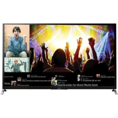 Smart TV 3D 55" Sony KDL-55W955B Full HD 4 HDMI 3 USB Wi-Fi 480Hz + 2 Óculos 3D