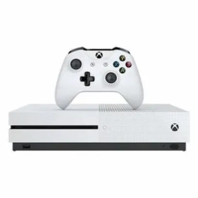 Microsoft X-Box One S 500GB Branco + Jogo Forza Horizon 3 - R$999