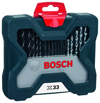 Kit de Pontas e Brocas Bosch X-Line 33 pçs