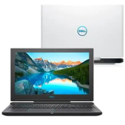 Notebook Dell Gaming G7 7588-A10B Intel Core 8º i5 8GB GTX 1050TI 4GB 1TB Tela IPS 15,6" - Branco | R$4.400 - (660 CASHBACK)