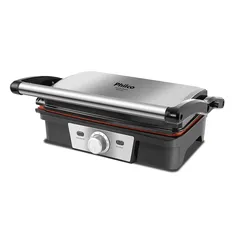 Grill Philco PGR19PI Inox Revestimento da chapa Antiaderente cerâmico Redstone