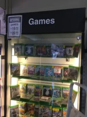 [Americanas - Loja Física] Games de R$20 até R$99,99