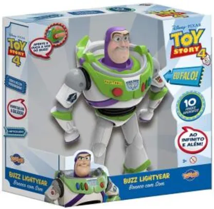 Boneco Buzz Lightyear com Som, Disney-Pixar, Multicor