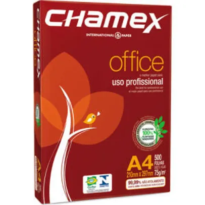 [R$4,89 = Cupom + Ame] Papel Chamex Office (Tamanho A4 - 500 folhas)