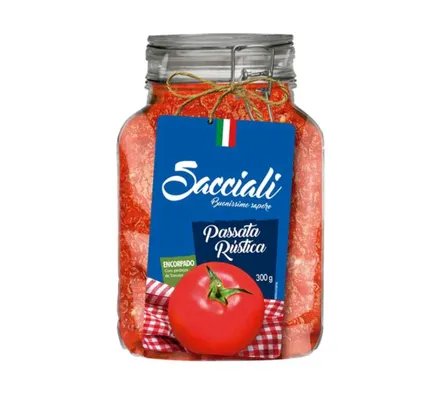 (C. Ouro) Passata de tomate rústica sacialli - 300g | R$1,74