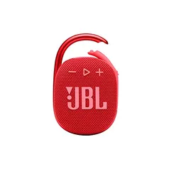 Caixa de Som Bluetooth JBL CLIP 4 5W Vermelha - JBLCLIP4RED
