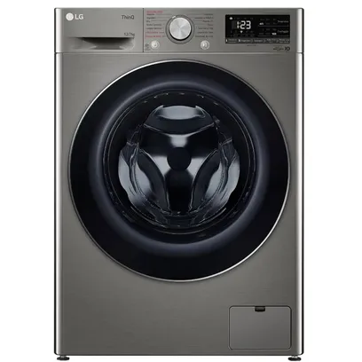 Foto do produto Lava e Seca LG VC4 Smart Com Inteligência Artificial 12kg Inox Look CV5012PC4