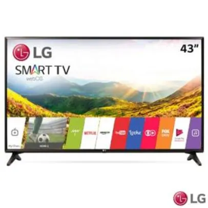 Smart TV LG LED Full HD 43” com Time Machine Ready - R$ 1780