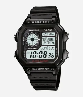 Relógio Casio Masculino Digital  Preto