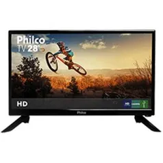 TV LED 28" Philco PH28N91D HD com Conversor Digital 1 USB 1 HDMI - Preta - R$ 539,99