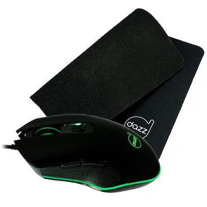 (cliente vip)-Combo Gamer Mouse e Mousepad Dazz Death Fire