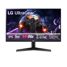 Monitor Gamer LG 23.8" Full HD, 144Hz, 1Ms, HDMI, DP, IPS, HDR Freesync - 24GN600-B