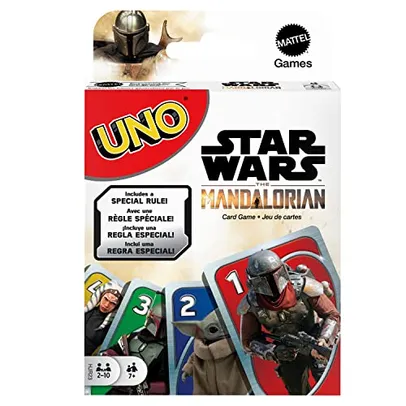 UNO Jogo de cartas Mandalorian, Multicolor, HJR23