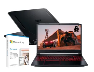 Notebook Gamer Acer Aspire Nitro 5 AN515-55-705U + Microsoft 365 