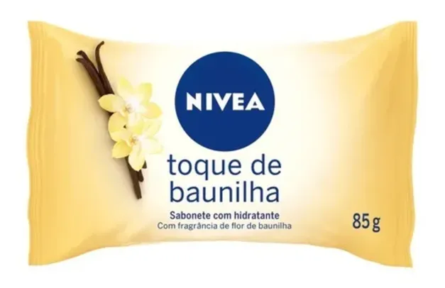 Sabonete Em Barra Hidratante Nivea Toque De Baunilha 85g | R$1,19