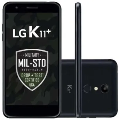 Smartphone LG K11+ 32GB, 13MP, Tela 5.3´, Preto - LMX410BCW
