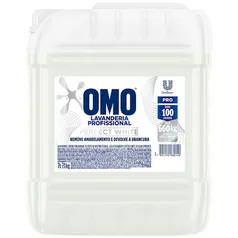 Sabão Líquido Omo Concentrado Lavanderia Profissional Perfect White 7L - 1 Unidade