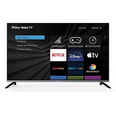 Smart TV LED 50" 4K UHD Philco PTV50G70R2CSGBL - Roku TV