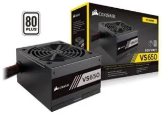 Fonte Corsair 650W 80 Plus White VS650