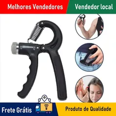 [R$5 Contas Novas/Já no Brasil] Hand Grip Mola Com Ajuste 5kg A 60kg - Exercícios Antebraço e Fisioterapia