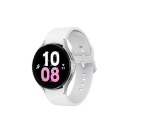 Samsung Galaxy Watch5 BT 44mm Tela Super AMOLED 1.4" - Prata