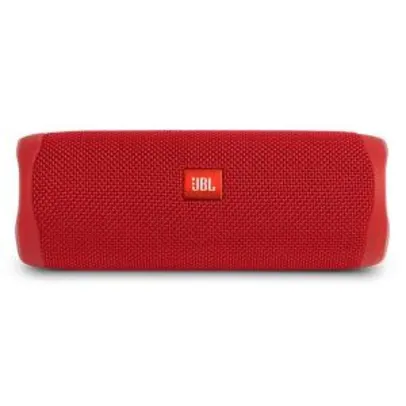 Caixa de Som Portátil JBL Flip 5 com Bluetooth, À Prova D'água - Vermelho R$ 445