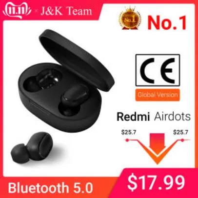 (Somente 11/11) Fone de ouvido Xiaomi Airdots | R$62