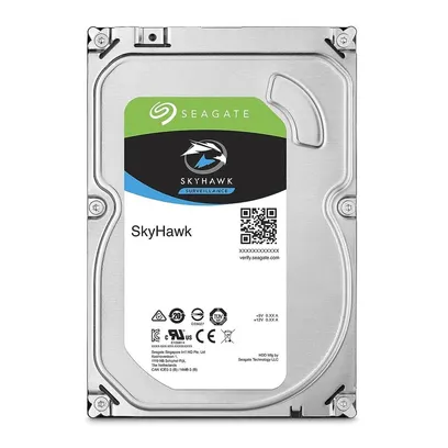 Foto do produto Disco Rigido Seagate Skyhawk 1 Tb 3,5 Sata 24/7 Para Sistemas De Segurança e Vigilancia.