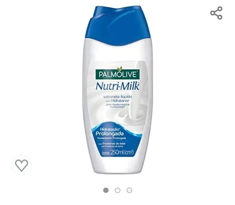 (Prime) Sabonete Líquido Palmolive Nutri-Milk Hidratante 250Ml R$5