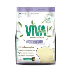 [PRIME] Areia Higiênica Biodegradável para Gatos Petfive / Viva Verde Limpeza Plena 4kg