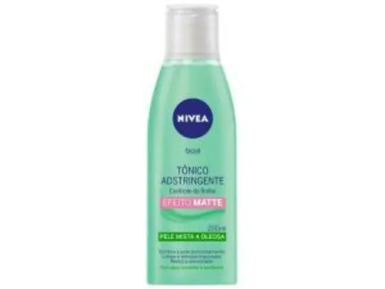 Tônico Facial Nivea para Pele Mista e Oleosa - Adstringente Controle do Brilho 200ml | R$ 13