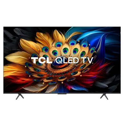 Smart TV TCL 55 Polegadas 55C655 4K UHD QLED HDR10 + Google TV Dolby Vision Atmos