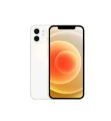 (APP)+(CLIENTE OURO) iPhone 12 Apple 256GB Branco Tela 6,1” - R$6240
