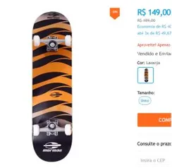 Skate Skateboard Mormaii Alpha | R$ 149