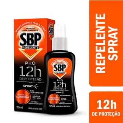 Repelente Spray SBP Pro 12 Horas de Proteção 90ml - Compre 3 pague 2 - R$93 (R$31 por unidade)