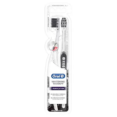 Escova Dental Oral-B 3D White Whitening Therapy Purification 2 Unidades, Oral-B