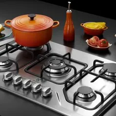 Cooktop 5 bocas Electrolux a Gás (GT75X) - R$613