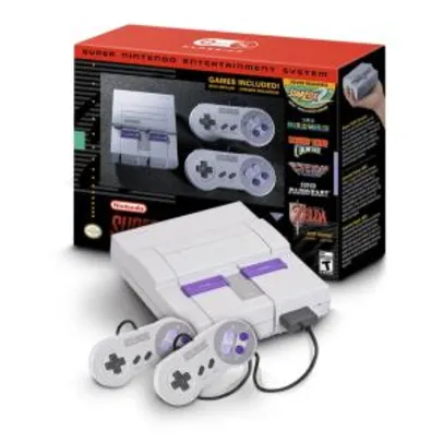 Console Super Nintendo NES Classic Edition  Nintendo - R$ 594