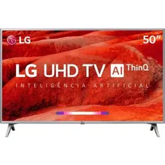 [Com AME R$1.529] Smart TV LED 50'' LG 50UM7510 Ultra HD 4K