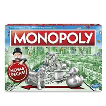 Jogo Hasbro Gaming Monopoly - C1009 Hasbro Gaming Verde/vermelho | R$80