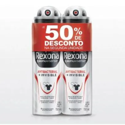 Kit Com 02 Desodorante Rexona Antibacterial Mem Aerossol 90g